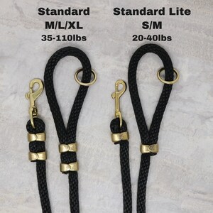 Newport Collection Marine Rope Leash Olive image 3