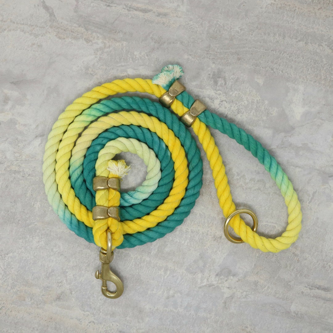 Cotton Rope Leash Tropicália Etsy