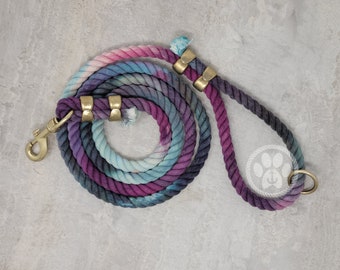 Cotton Rope Leash - Andromeda 3 Tie Dye