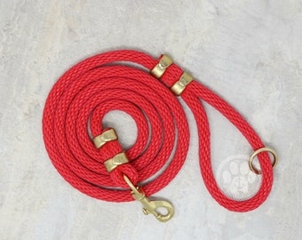 Newport Collection Marine Rope Leash - Lobster