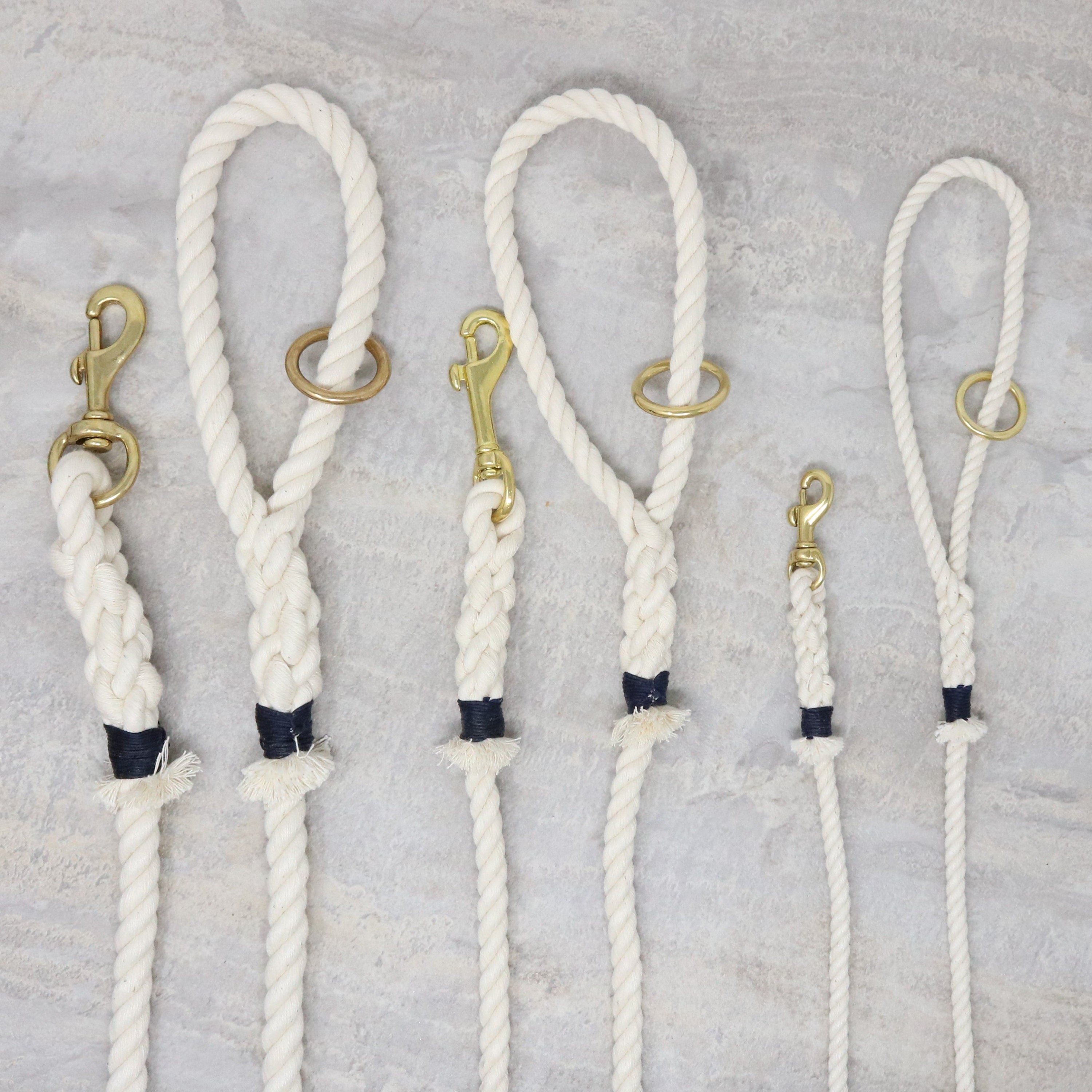 Cotton Rope Leash - Hand-spliced Natural - Etsy