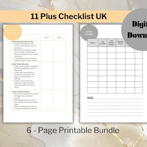 11 Plus Study and Exam Checklist - Boost Exam Success