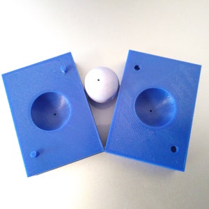 Bead Hole Piercing Tool for 20mm Round Bead, Center Hole Placement For Polymer Clay Beads, Cleanly Ream Holes in Beads