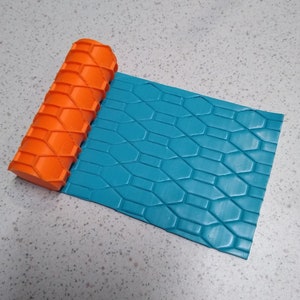 Texture Roller Imprint Design, Polymer Artist Gift,