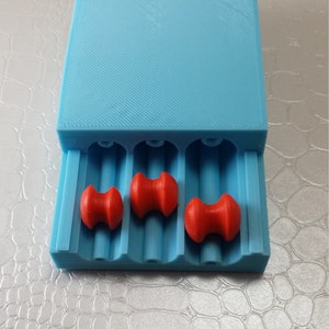 Large Dumbbell Polymer Clay Bead Roller 12mm, 14mm, 16mm Size Beads, Bead Making Tool, Polymer Artist Gift