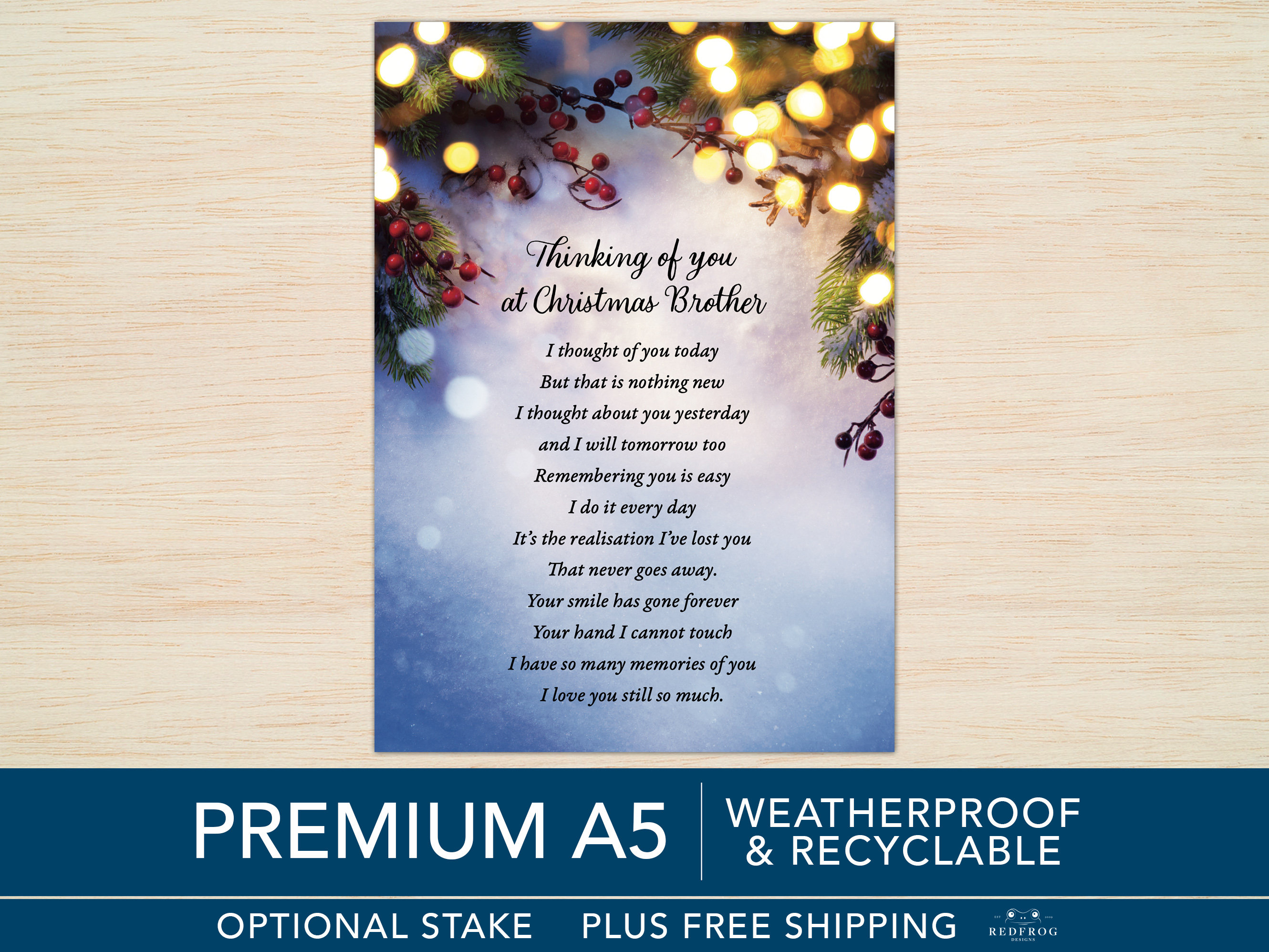 A Special Uncle Memorial Graveside Poem Keepsake Card Includes Free - View #9