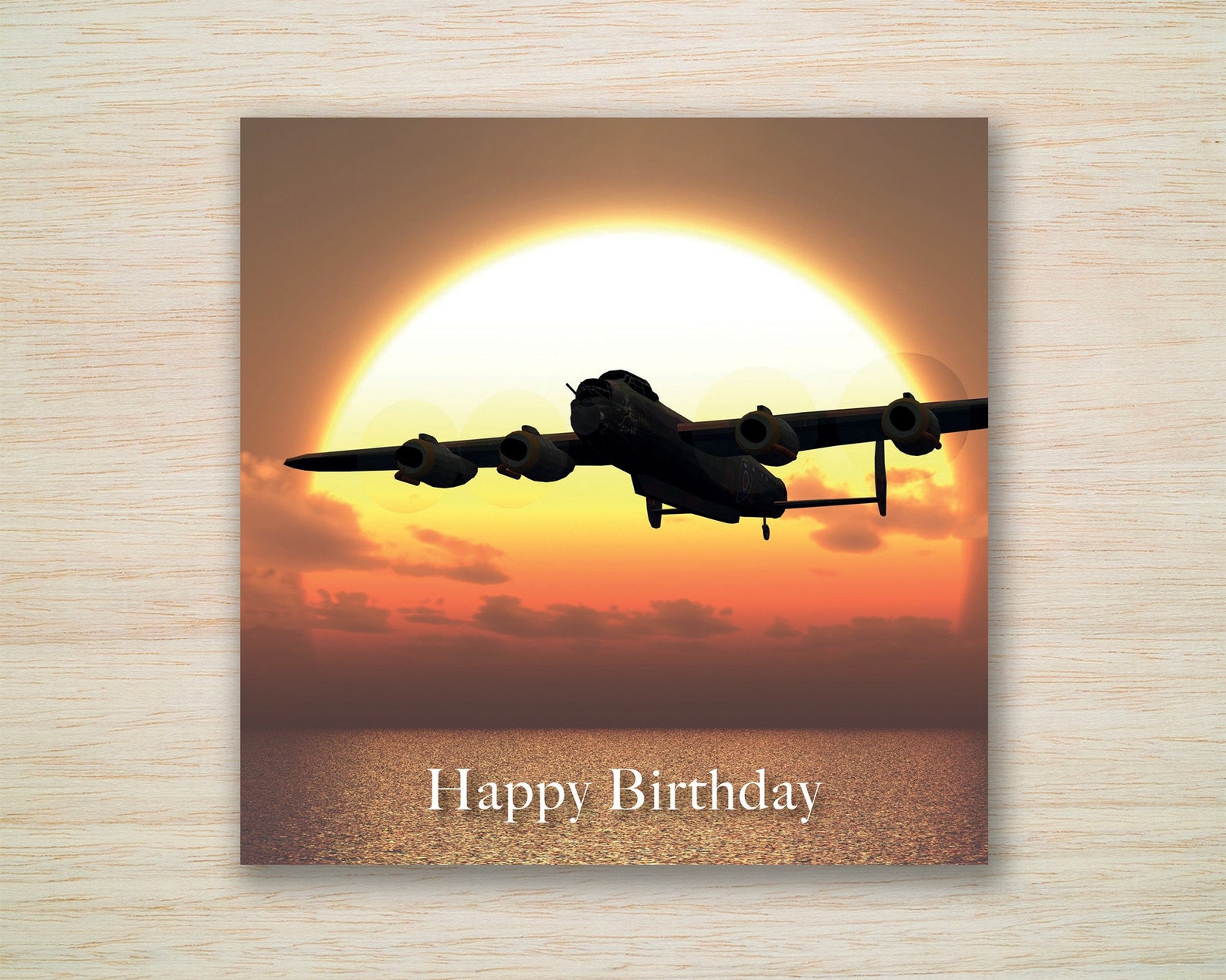 Aircraft Birthday Card Spitfire Lancaster Bomber Suit Dad Etsy UK