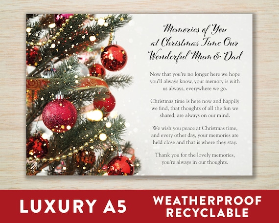 WhatSign Memorial Christmas Ornaments For Loss Of Loved One - Christmas In Heaven Sympathy Remembrance Tree Ornaments