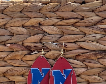 Wood Earring/School Earrings