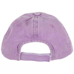 Gorra juvenil morada: gorra con logo bordado inspirado en un fan, con velcro ajustable, ideal para los amantes del K-pop. imagen 10