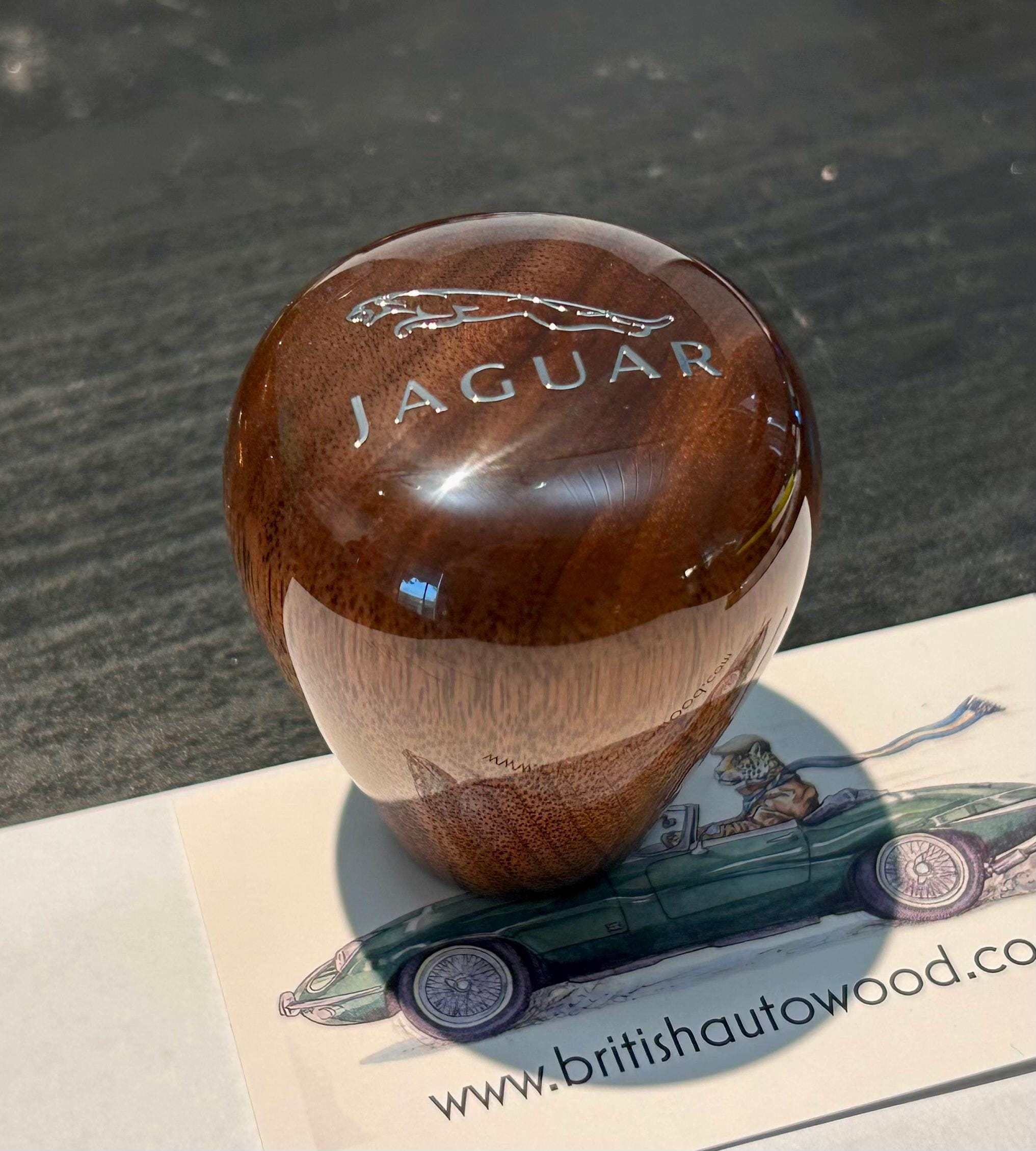 Jaguar Wood Gear Shift Knob XJ6 XJ8 XK8 XJR XKR S-type X-type XKE