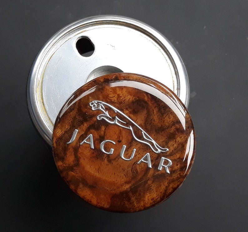 Jaguar Gear Shift Knob Transmission Shift Top Badge Wood Etsy