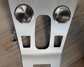 Jaguar XJS Woodwork  Gear Shift "Ski-Slope" Console Panel with Cup Holders for DIY 1988-93.