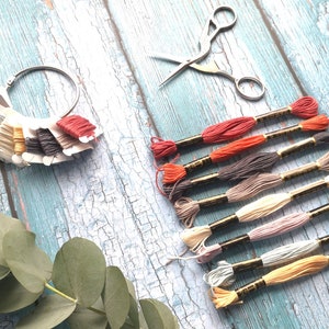 Harvest  Mixed Embroidery thread Pack