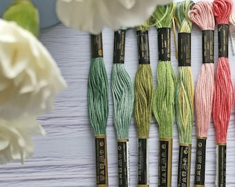 Mixed floral Embroidery thread Pack