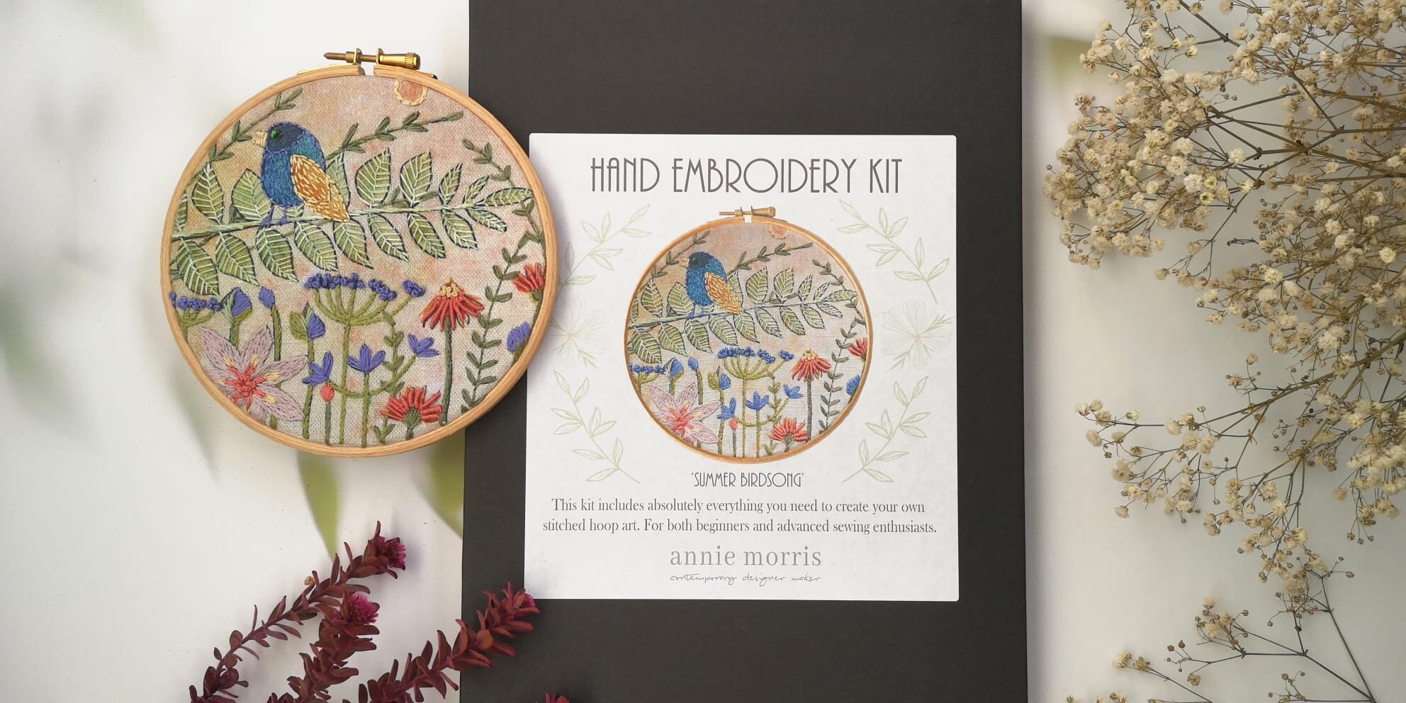 Embroidery Kits For Beginners - Annie Morris