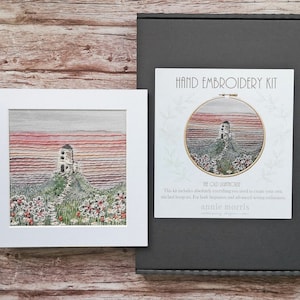 The old lighthouse Landscape embroidery kit
