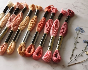 Pastel embroidery thread Pack