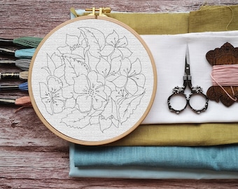 Blossom hand Embroidery PDF Pattern