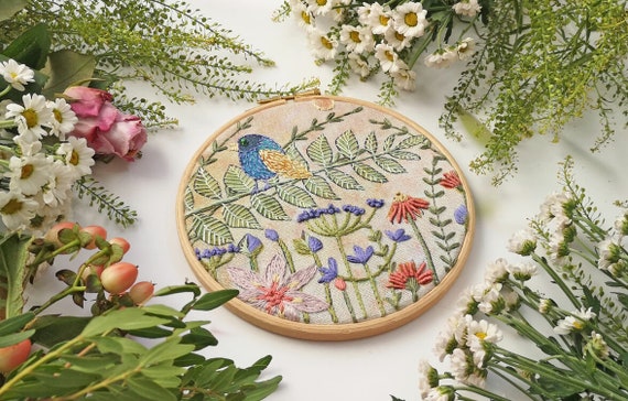 The Vanessa Bouquet - Hand Embroidery Kit - And Other Adventures