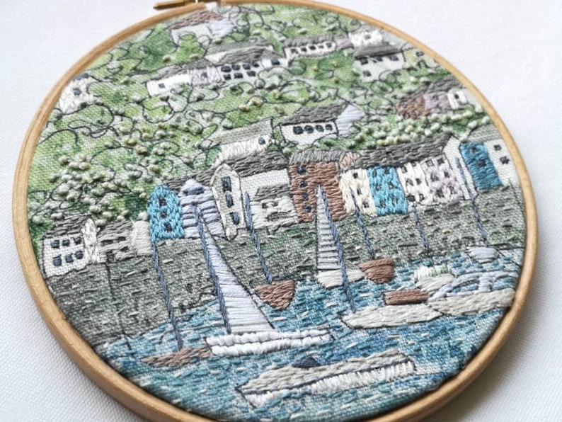 Coastal embroidery pattern  etsy Coastal embroidery pattern  etsy
