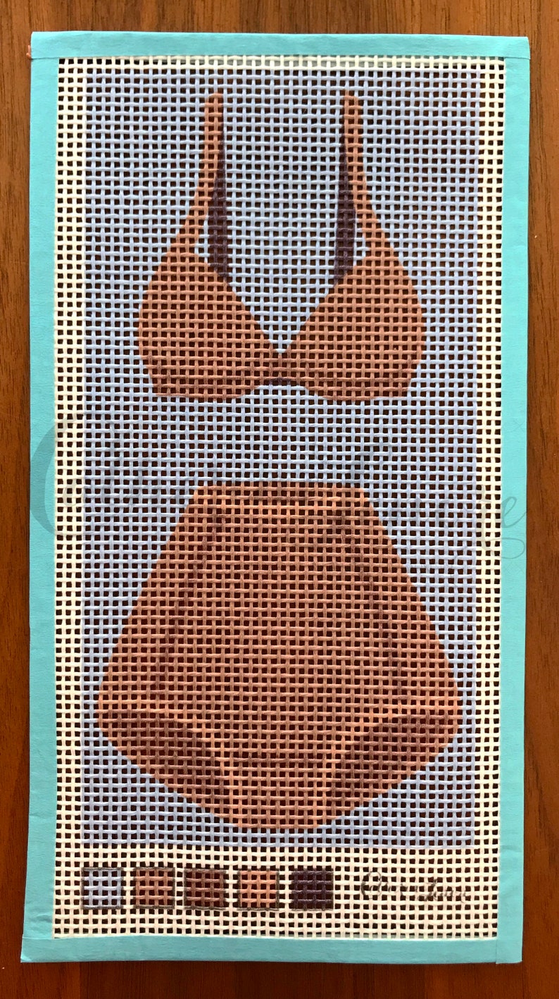 Old Fashioned Underwear Needlepoint Kit Light Brown Underwear Needlepoint Kit DIY Stitch Kit