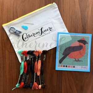 DIY Stitch Kit | Cardinal | Birds Needlepoint Kit