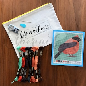 DIY Stitch Kit | Cardinal | Birds Needlepoint Kit