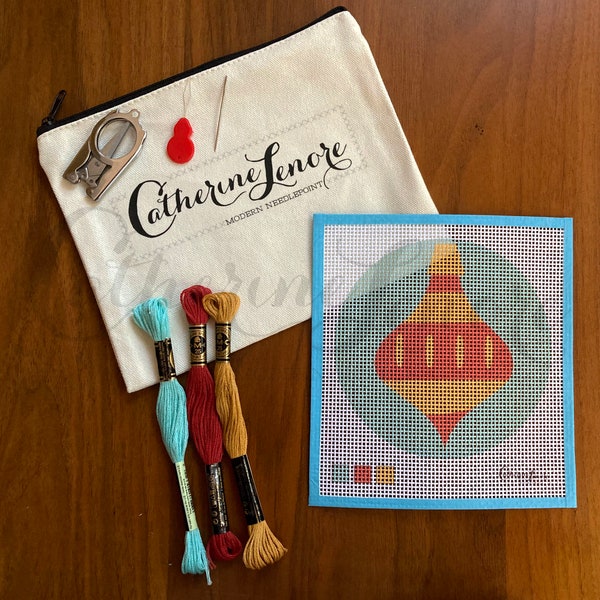 Vintage Needlepoint Ornament Kits Etsy