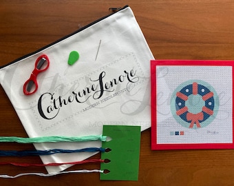 DIY Stitch Kit | Wreath | Holidays Needlepoint Kit