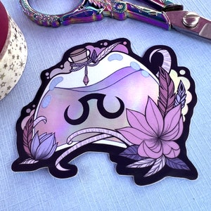 FFXIV Inspired Scholar Soul Stone Vial - Holographic Gloss Vinyl ...