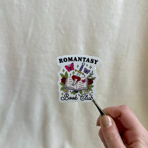Romantasy Sticker, Bookish Sticker, Book Lover Gift, Romantasy Reader, Kindle Sticker, Book Sticker, Reading Sticker