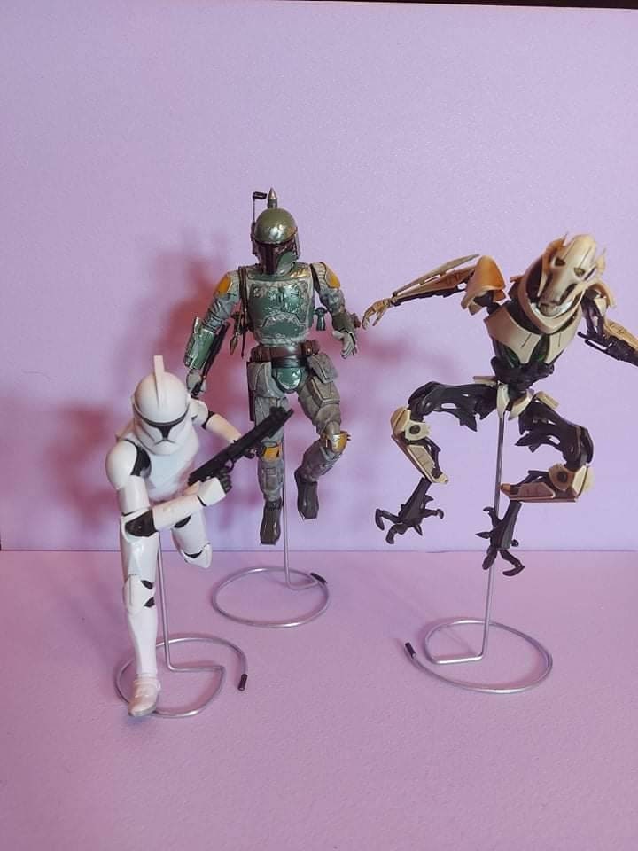 action figure stands 3.75