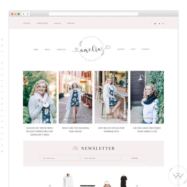 Blog Theme - Etsy