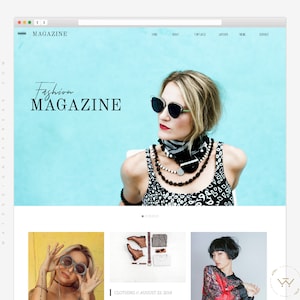 Feminines WordPress Theme Magazin, Multipurpose WordPress eAldehyd Template, Genesis Elementor, Voll responsives WordPress Child Theme Bild 1