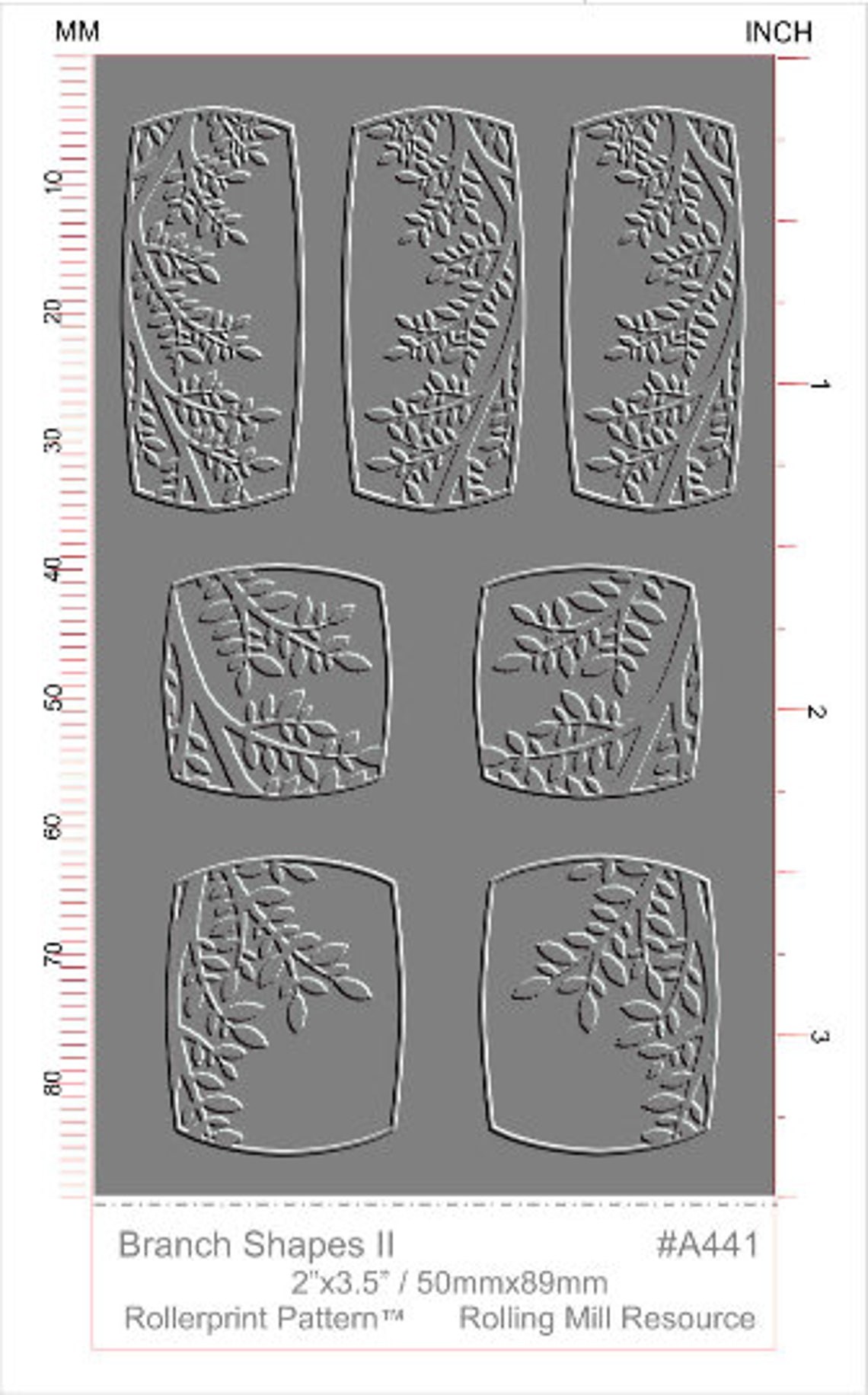A441 (branch Shapes II), Low Relief Pattern for the Rolling Mill and ...