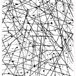 Laminoir G2026 (Éclaboussures n° 1), motif d&#39;impression au rouleau 4 x 5 po (papier gravé au laser)
