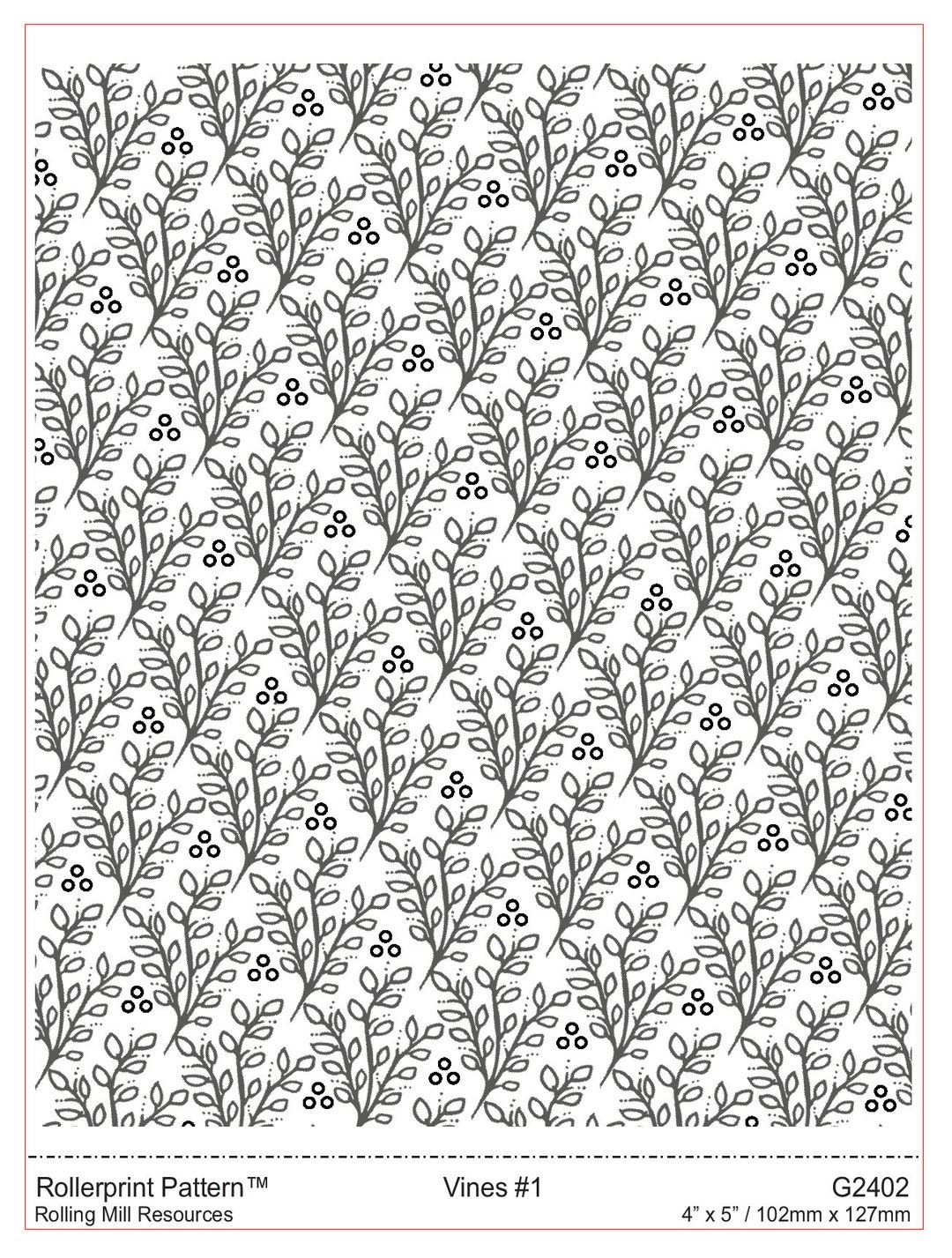 G2402 Rolling Mill Texture (vines #1)) 4