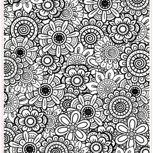 2307 (Spring Mandalas) Low Relief Pattern 3&quot; x 4&quot;, 4&quot; x 5&quot; and 2.0&quot; x 7&quot;(Laser Engraved Paper Pattern for Rolling Mill/Metal Clay)
