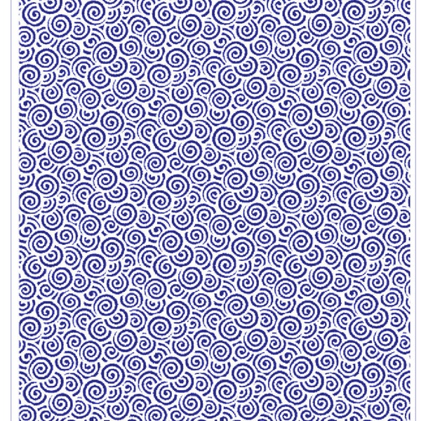 C811 (Repeating Spiral) Rolling Mill Low Relief Pattern 3" x 4" (Laser Engraved Paper)