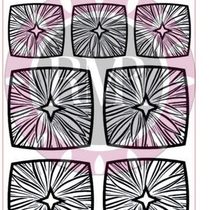 Piercing Shapes #1 Rolling Mill Metal Clay Polymer Clay Texture Pattern Jewelry Design Laser Engraved Paper