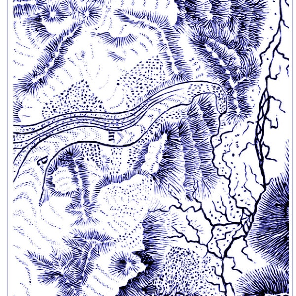 C810 (Mont Blanc) Rolling Mill Low Relief Pattern 3" x 4" (Laser Engraved Paper)