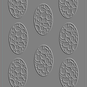 2306 (spring Posies) Low Relief Pattern 3
