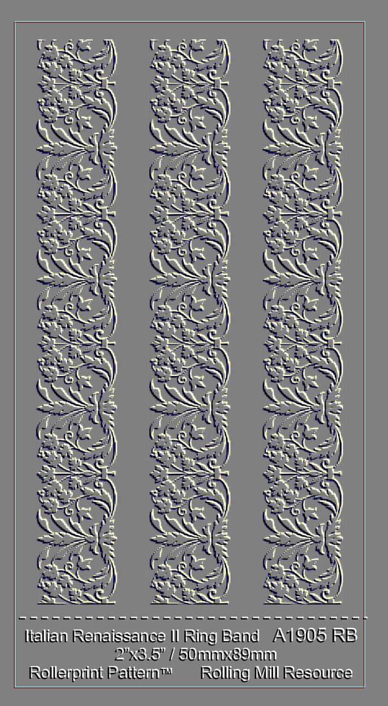 A1905 RB (italian Renaissance II) Low Relief Pattern 2