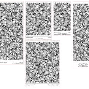 May include: Black and white abstract paisley pattern digital paper. The pattern is a repeating design of leaves and swirls. The paper is available in several sizes, including 6 x 6 inches, 12 x 12 inches, and 2 x 2 inches.