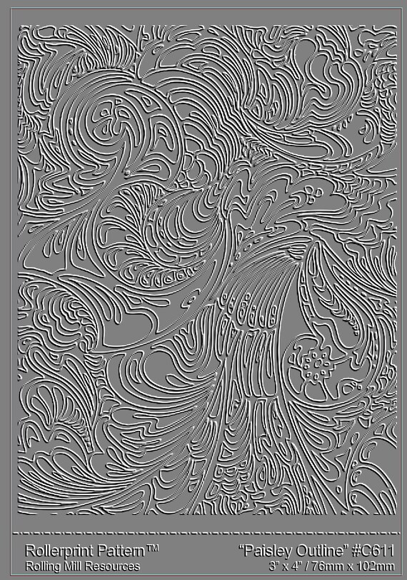C611 Rolling Mill (paisley Outline) 3