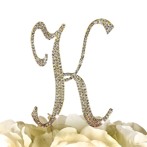 Letter K Cake Topper Etsy