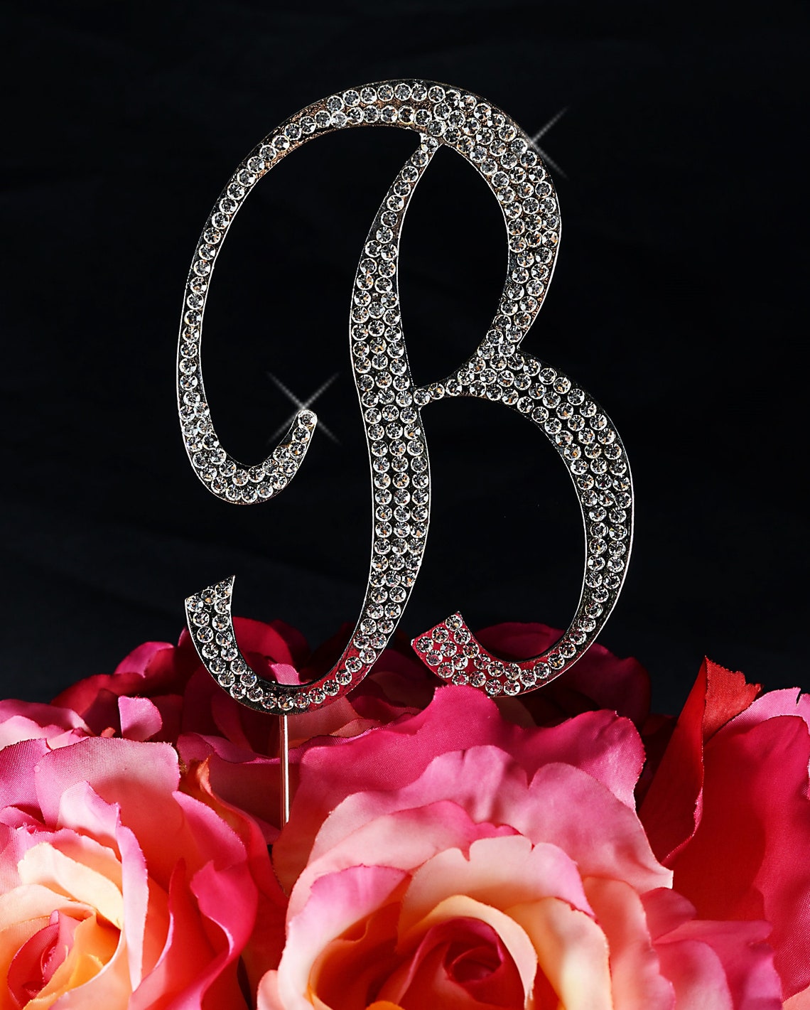 Sparkling Rhinestone Number Cake Topper Etsy