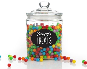 Personalised Treats Lolly Jar