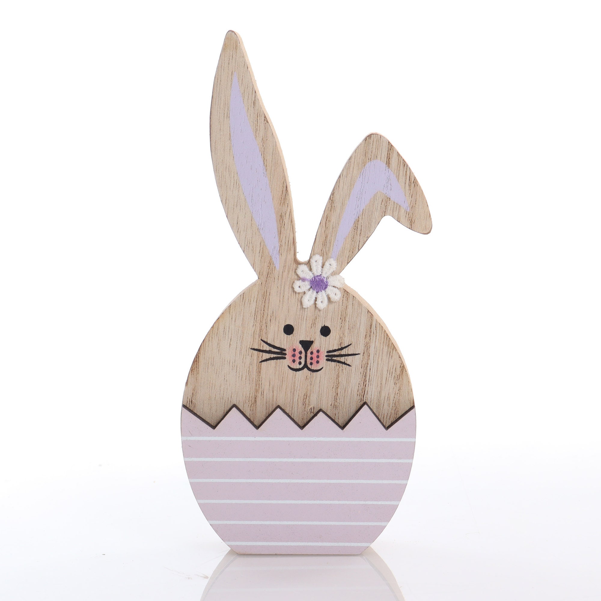 JOYIN Decorazione Pasquale In Legno A LED - Coniglietti E Pulcini 3D Con Luci - Centrotavola Luminoso Per La Casa E La Tavola Primaverile
